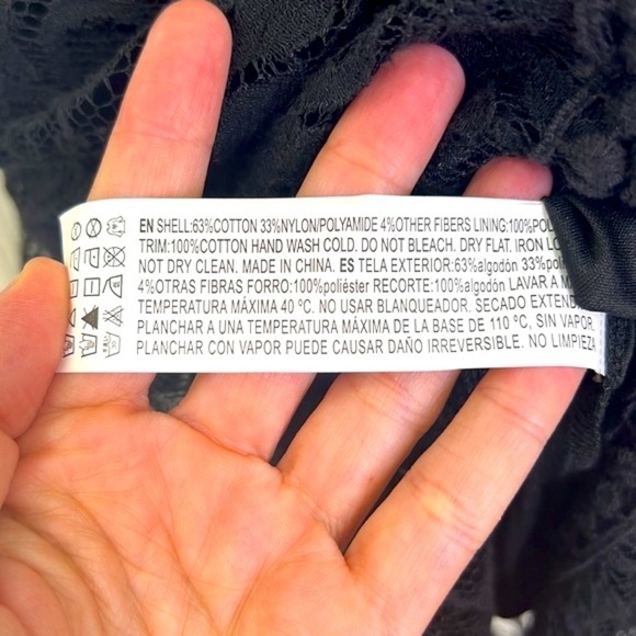 Forever 21 - Black Flat Lace Lined Deep V Neck Sleeveless Midi Dress Size Small - Picture 11 of 13